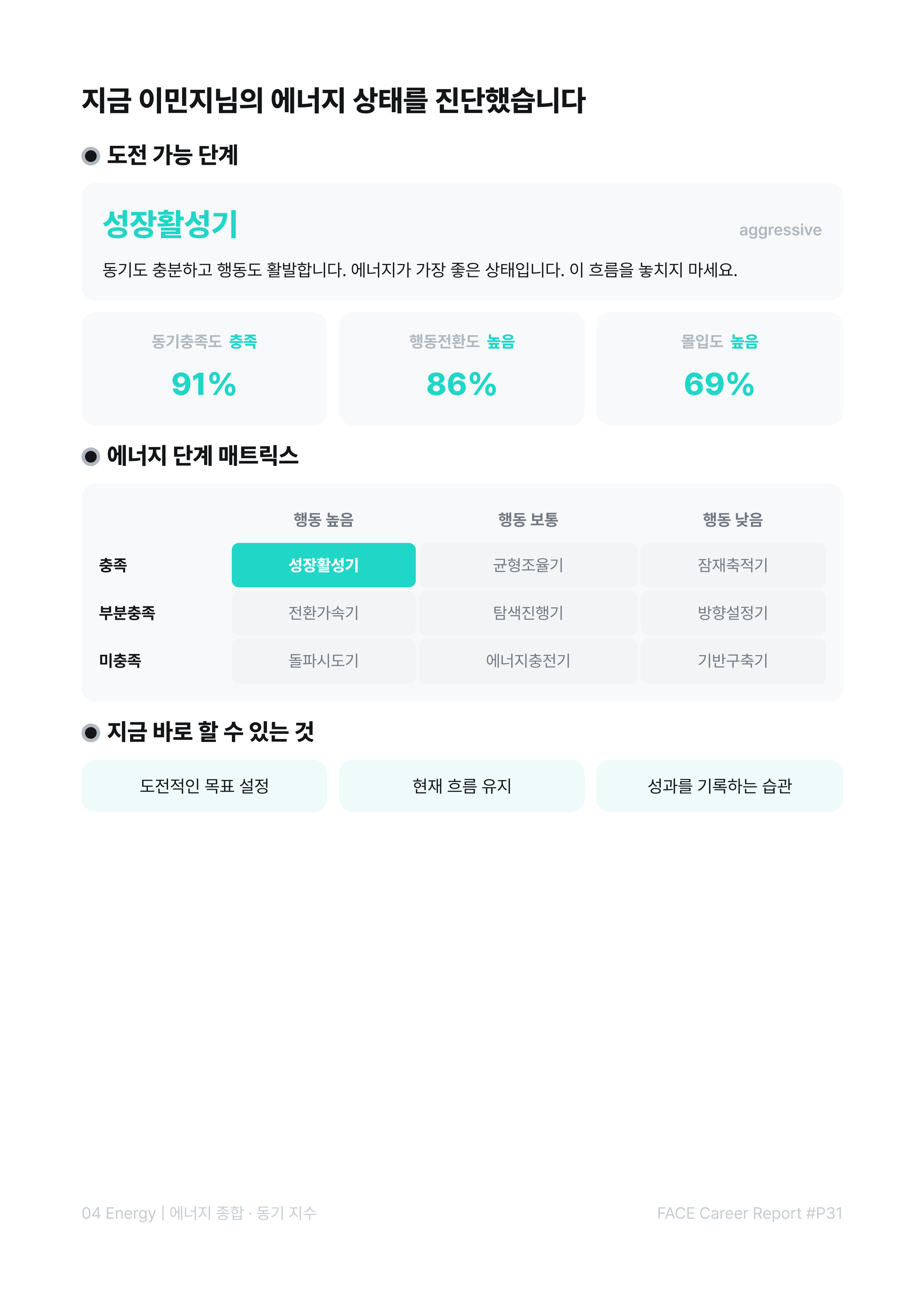 Energy 리포트 미리보기